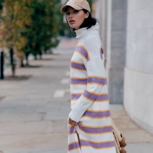 NWT Anthropologie Daily Practice Karigan Midi Sweater Dress New Size M